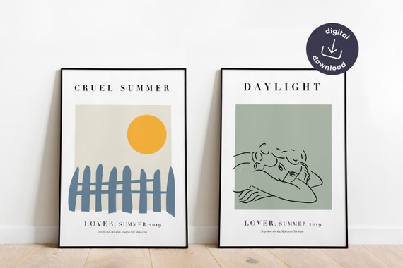 Taylor Swift Poster Set Digital Download Taylor Swift Print - Etsy