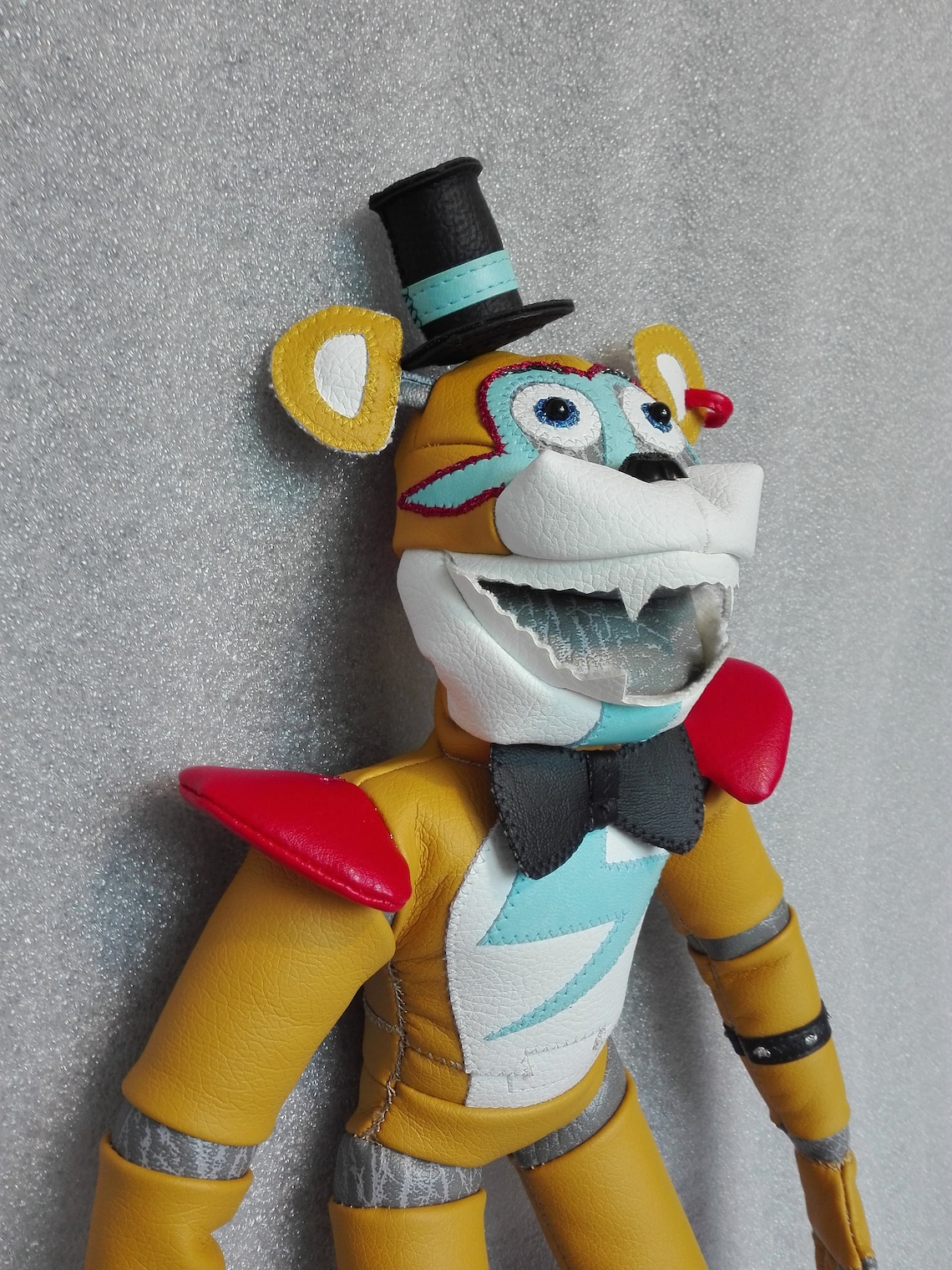 FNAF Glamrock Freddy Fazbear Doll Figure Toy Five Night AT Etsy Hong Kong