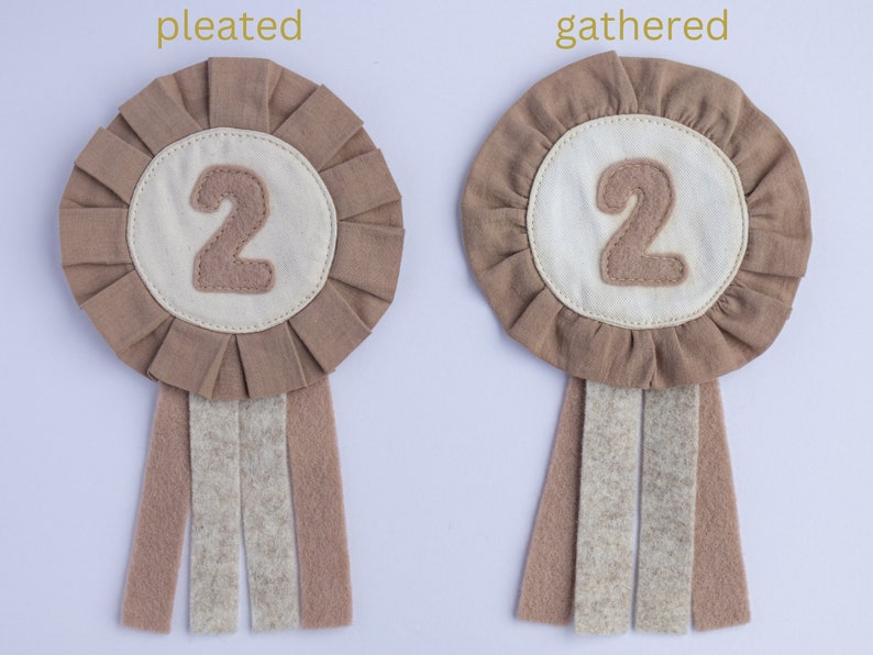 CUSTOM NEUTRAL COLOURS Handmade Birthday Badge Design Your Own image 4