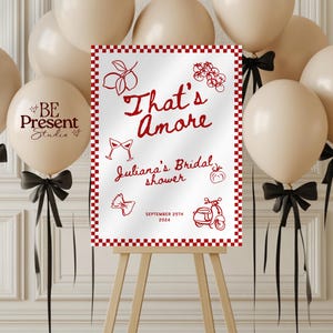 That&#39;s Amore Rehearsal Dinner Welcome Sign, That&#39;s Amore dinner Pizza Welcome Sign Template, Rehearsal dinner Pizza Party Italian Decor # 19