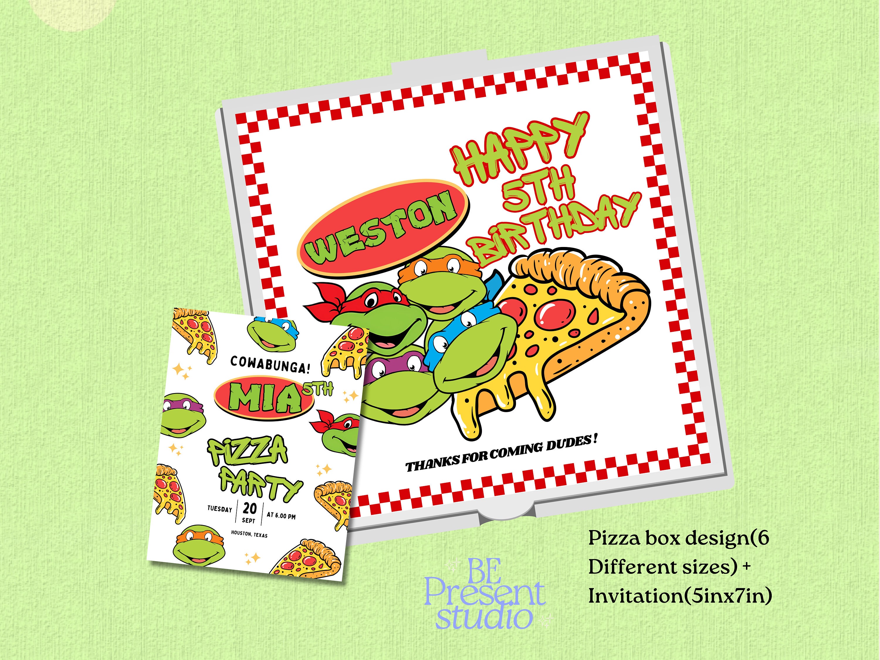 Racing Turtle Biglietto D'Auguri A Forma Di Tartaruga Con Busta, 17,8x12,7cm - Design Daniel Mackie, Vuoto Per Messaggio