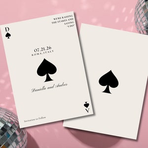 Elektroniczne Klasyczne Zaproszenie na Ślub w Kasynie Zaproszenie na Imprezę Pokerową Karta do Gry Cyfrowa Noc Kasynowa Zaproszenie na Kartę do Gry Ratuj Dzień
