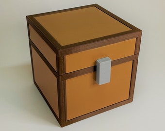 Chest - Minecraft-Inspired 3D Print - Multiple Color Options
