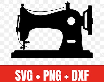 Máquina de coser png svg dxf