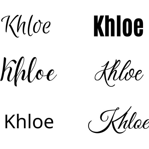 Khloe Clipart Svg - Etsy Canada