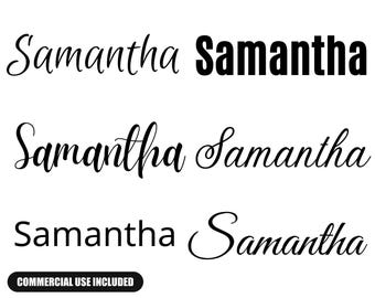 Samantha svg, Samantha Baby Name svg, Samantha Wedding Name svg