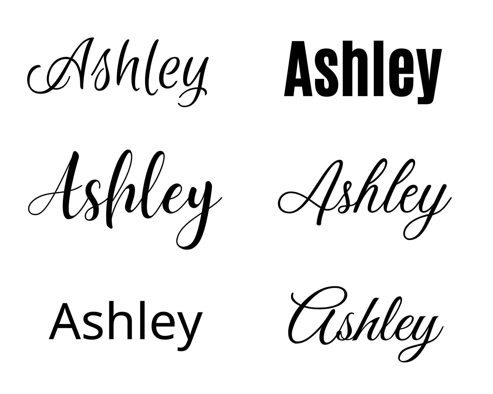 Ashley Svg Ashley Baby Name Svg Ashley Wedding Name Svg Etsy
