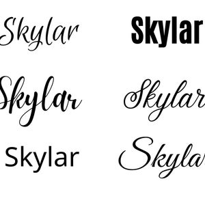 Skylar svg , Skylar Baby svg, Skylar Hochzeit Name svg