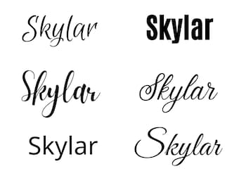 Skylar svg , Skylar Baby svg, Skylar Hochzeit Name svg