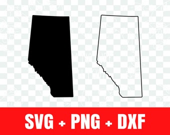 Alberta Canada svg, Alberta silhouette svg, Alberta outline svg