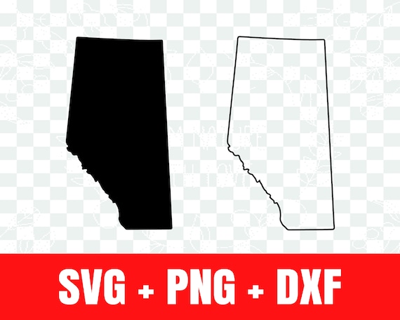 Alberta Canada svg, Alberta silhouette svg, Alberta outline svg