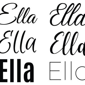 Ella svg , Baby Names svg, Nomi di nozze svg