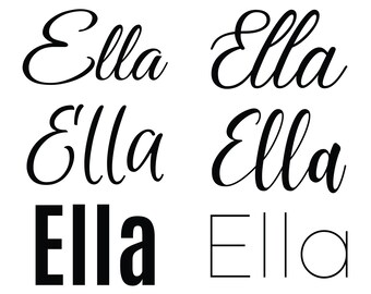 Ella svg , Baby Names svg, Wedding Names svg