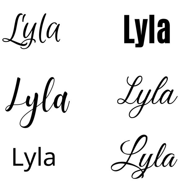 Lyla svg , Lyla Baby Name svg, Lyla Wedding Name svg