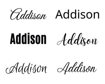 Addison svg , Baby Names svg, Wedding Names svg