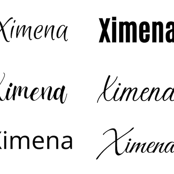 Ximena vector Etsy.de