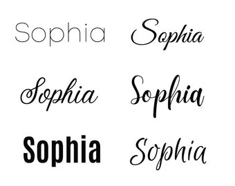 Sophia Beautiful Baby Names SVG Cut File Cut Files - Etsy
