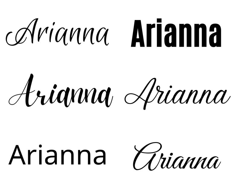 Arianna svg , Arianna Baby Name svg, Arianna Wedding Name svg image 1
