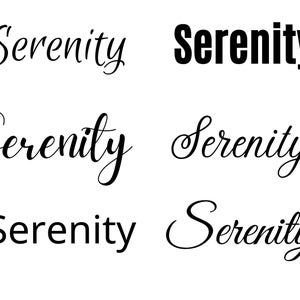 Serenity svg , Serenity Baby Naam svg, Serenity Wedding Naam svg