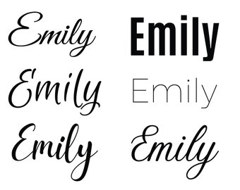 Emily svg , Baby Names svg, Wedding Names svg