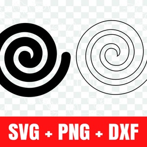 Spiral silhouette svg, Spiral outline svg, Spiral clipart svg , Spiral cricut svg , Spiral print svg