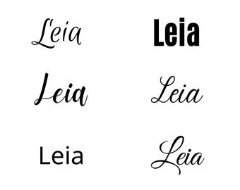 Leia svg , Leia Baby Name svg, Leia Wedding Name svg