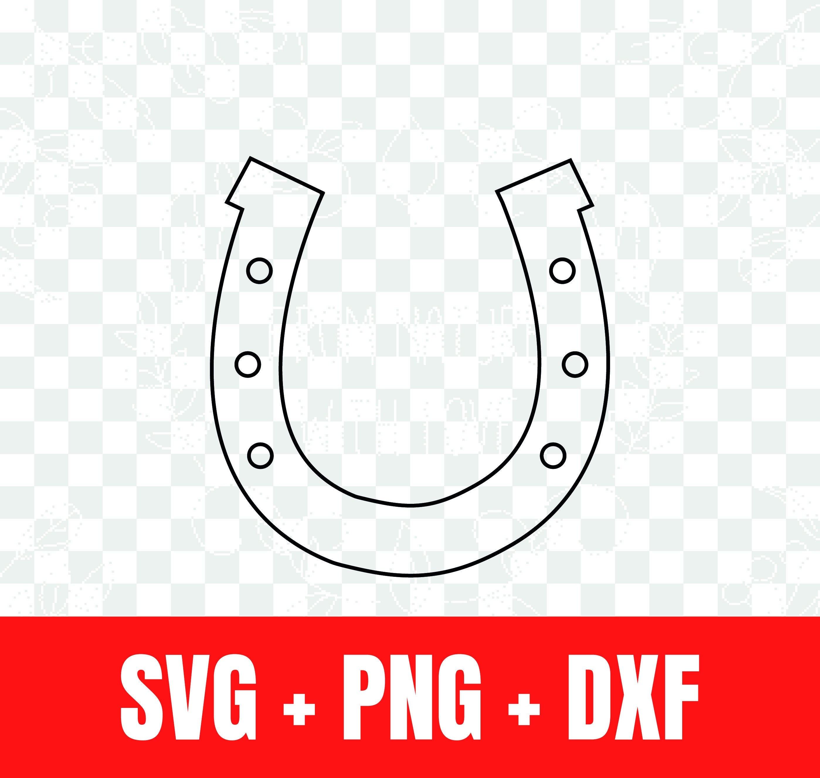 Horseshoe Outline Svg Png Dxf Horseshoe Line Art Draw Etsy Canada