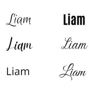 Liam svg , Liam Nombre del bebé svg, Liam Nombre de la boda svg