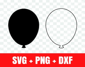 Ballon svg, Ballon Silhouette svg, Ballon umriss svg