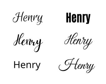 Henry svg , Henry Baby Name svg, Henry Wedding Name svg
