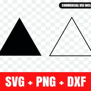 Triangle svg , Triangle silhouette svg, Triangle outline svg