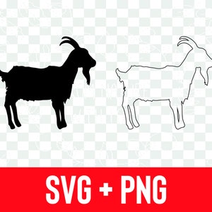 Capra svg, Capra silhouette svg, Capra contorno svg