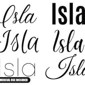 Isla svg , Baby Names svg, Wedding Names svg