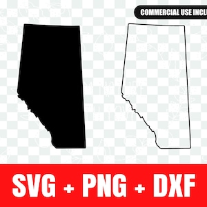 Alberta Canada svg, Alberta silhouette svg, Alberta outline svg