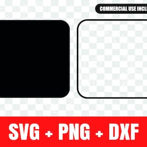 Rounded Square svg , Rounded Square silhouette svg, Rounded Square outline svg