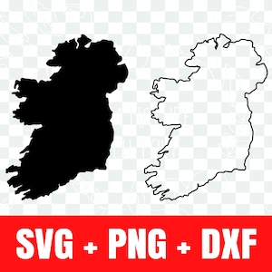 ireland silhouette svg, ireland outline svg