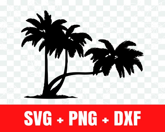 Palm Tree Svg Png Dxf - Etsy