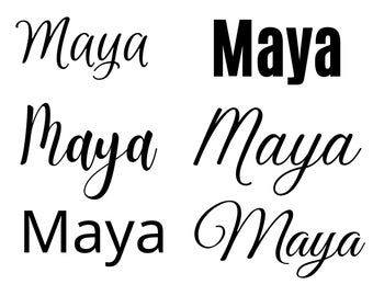 Maya svg , Maya Baby Name svg, Maya Wedding Name svg