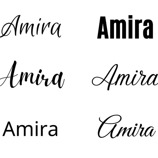 Amira svg , Amira Baby Name svg, Amira Wedding Name svg