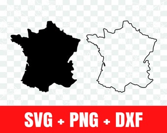 フランスのシルエット svg、フランスのアウトライン svg