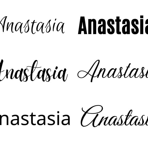 Anastasia svg , Anastasia Baby Name svg, Anastasia Wedding Name svg