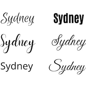 Sydney svg , Sydney Baby Name svg, Sydney Wedding Name svg