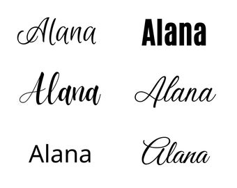 Alana svg , Alana Baby Name svg, Alana Wedding Name svg
