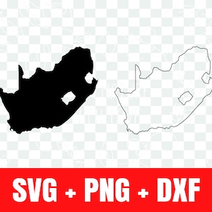 Mappa del Sudafrica svg , Sud Africa silhouette svg, Sud Africa contorno svg