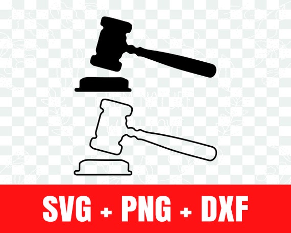 Gavel Svg Gavel Silhouette Svg Gavel Outline Svg - Etsy