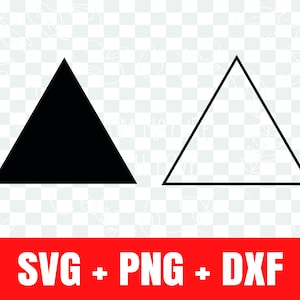 Driehoek svg , Driehoek silhouet svg, Driehoek omtrek svg