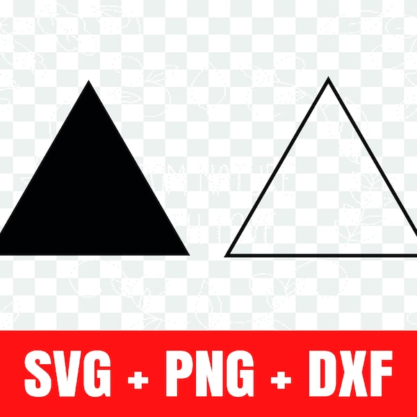 Triangle svg , Triangle silhouette svg, Triangle outline svg