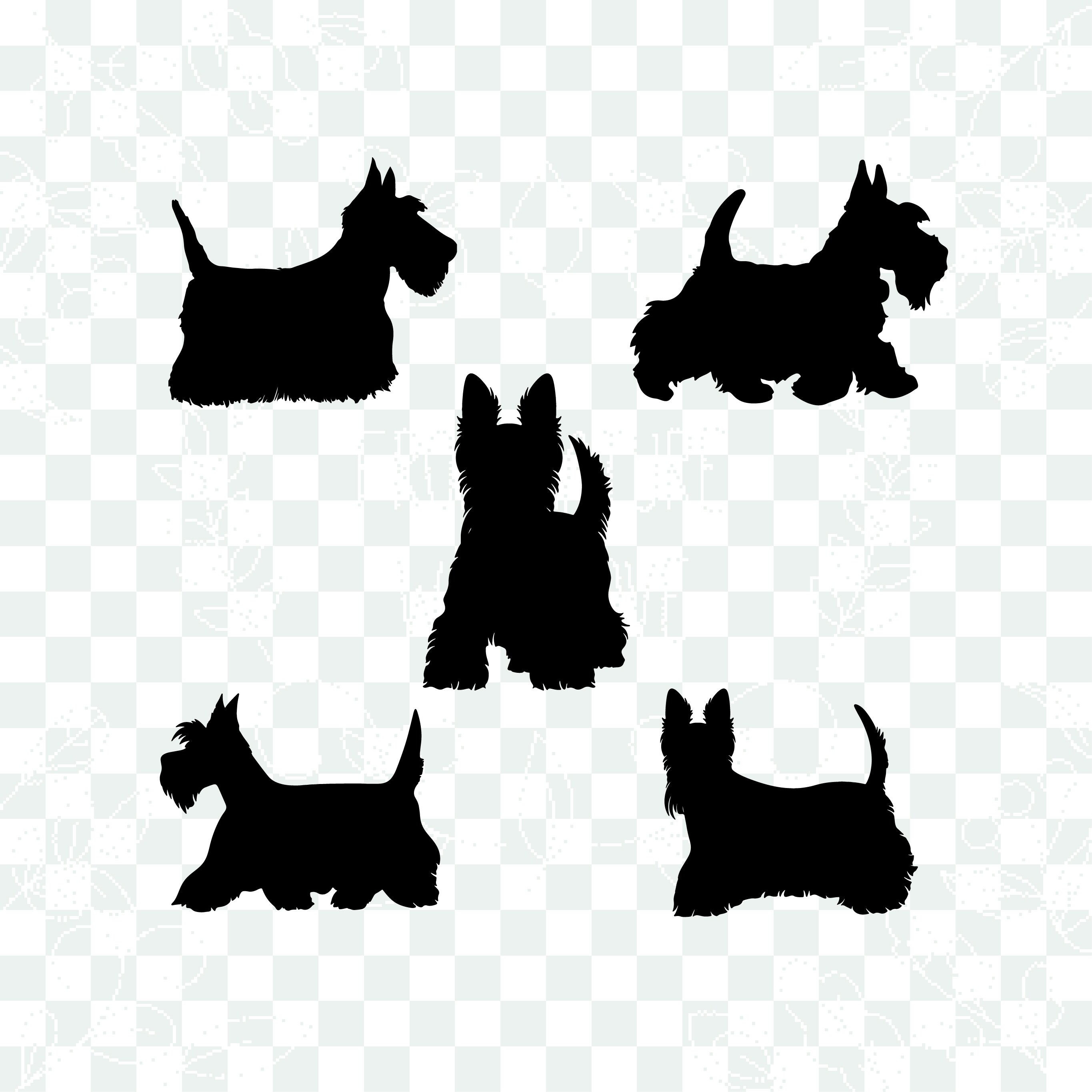 Scottie Dog Outline