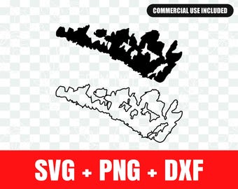 Silhouette de l'île Manitoulin (SVG), contour de l'île Manitoulin (SVG)