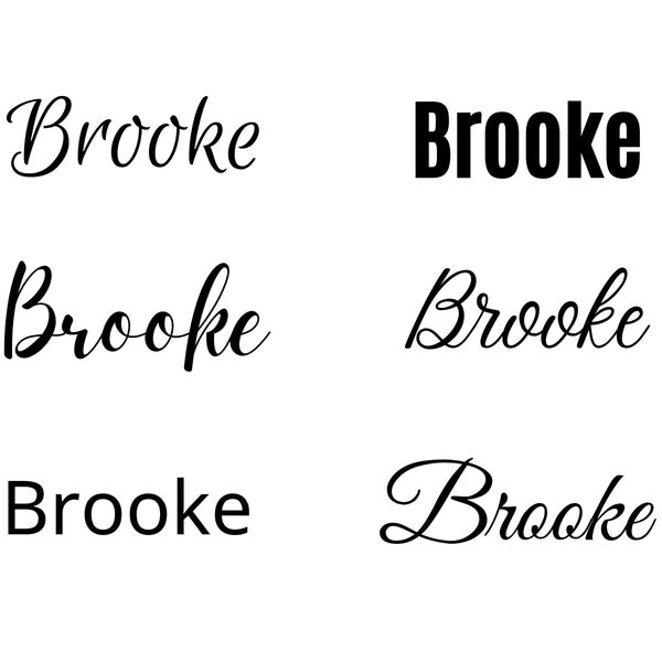 Brooke svg , Brooke Baby Name svg, Brooke Wedding Name svg